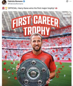 Harry Kane Juara! Trofi Akhirnya Didapatkan Kapten Inggris