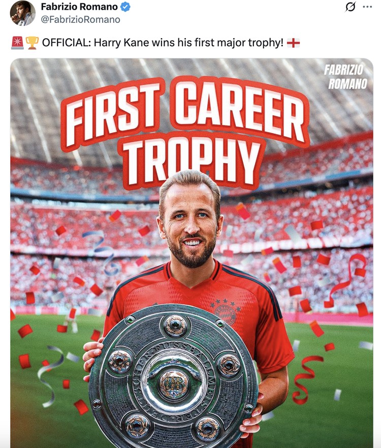 Harry Kane Juara! Trofi Akhirnya Didapatkan Kapten Inggris