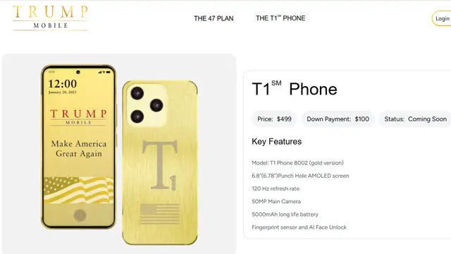 HP Trump Mobile T1 Resmi Rilis: Spesifikasi & Harga Mengejutkan