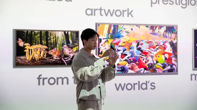 RM BTS Jadi Duta Samsung Art TV Pasca Wamil