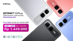 Infinix Smart 10 Series: HP 1 Jutaan Spek Gahar, Rilis 25 Juni